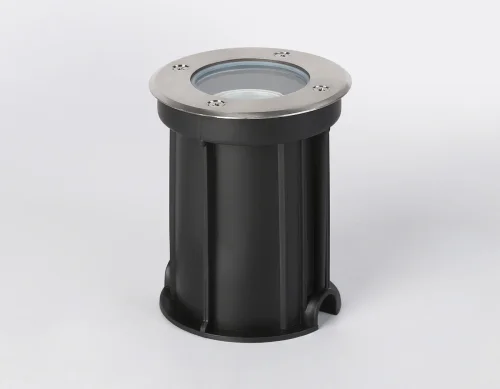 Встраиваемый светильник ST6511 Ambrella light уличный IP67 чёрный 1 лампа, плафон чёрный в стиле хай-тек современный GU10 фото 5